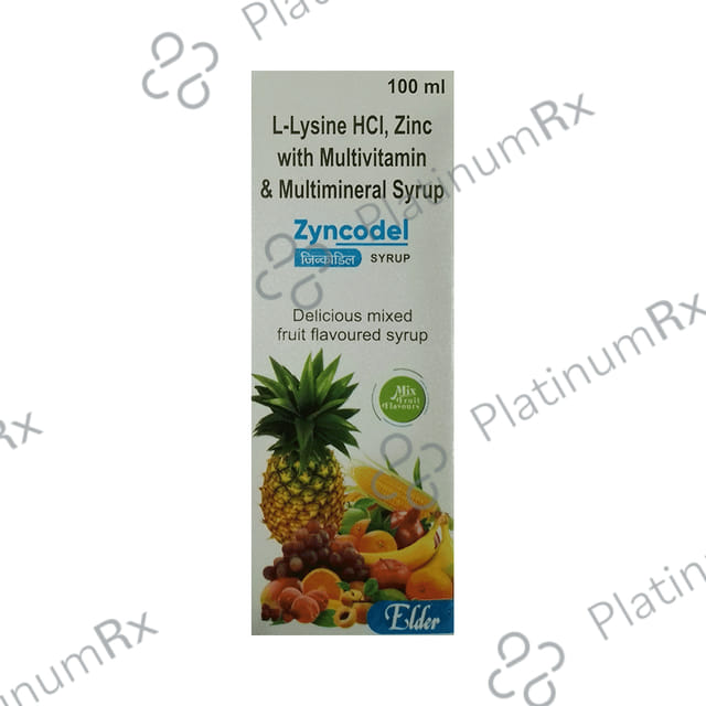 Zyncodel Delicious Mixed Fruit Syrup 100ml