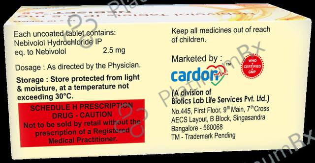 Nebiset 2.5mg Tablet