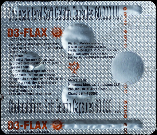 D3 Flax 60K Capsule 4s