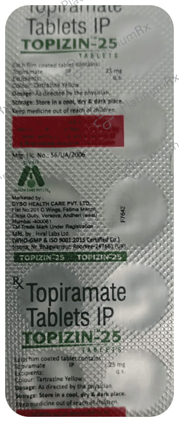 Topizin 25 Tablet
