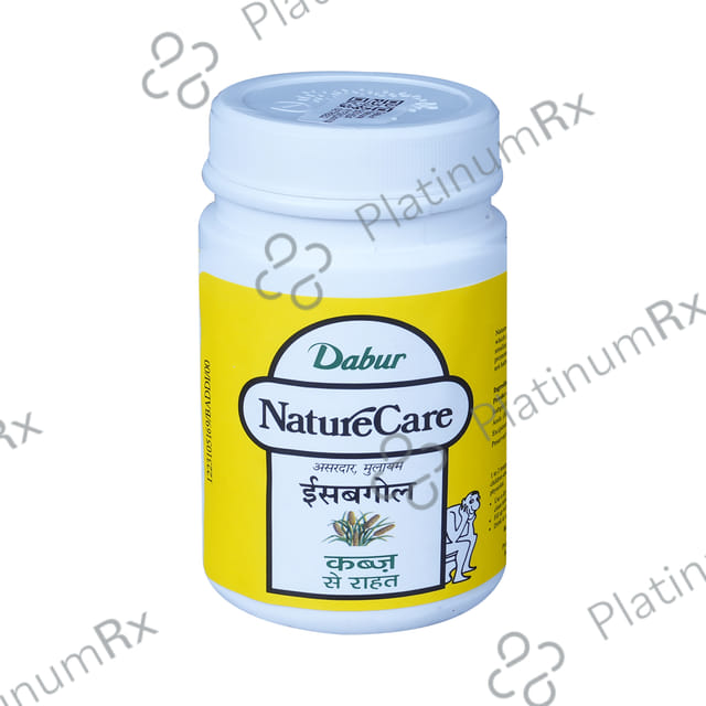 Dabur Nature Care Isabgol Powder - Eases Constipation & Supports Smooth Bowel Movement 100 gm