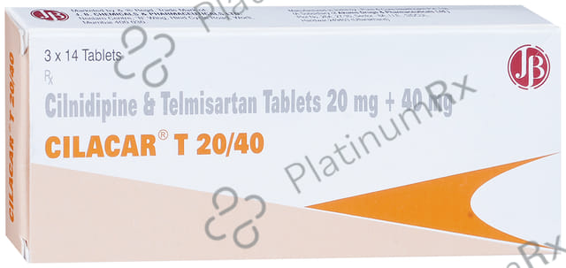Cilacar T 20/40mg Tablet 14s