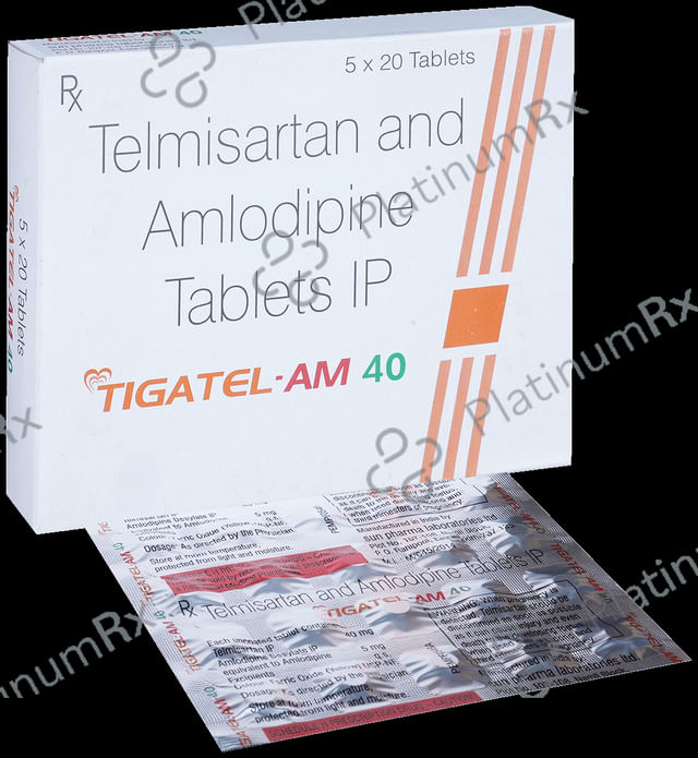 Tigatel AM 5/40mg Tablet 20s