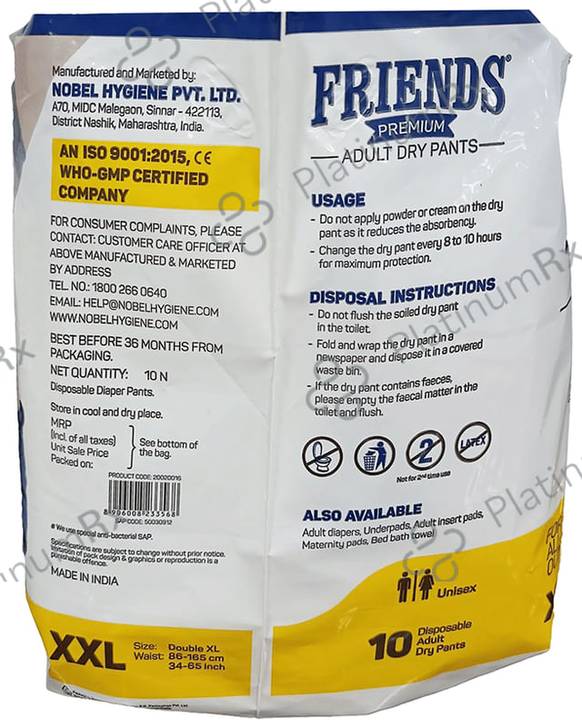 Friends Premium Diaper Pants XXL