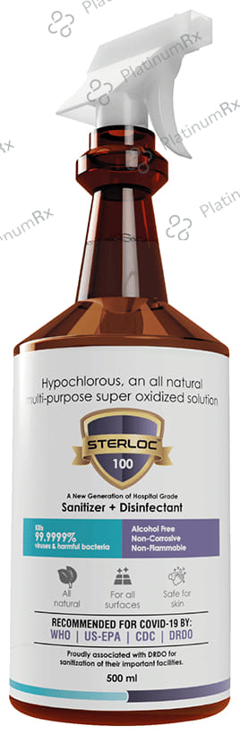 Sterloc Sanitizer + Disinfectant (500ml Each) 1 Bottle