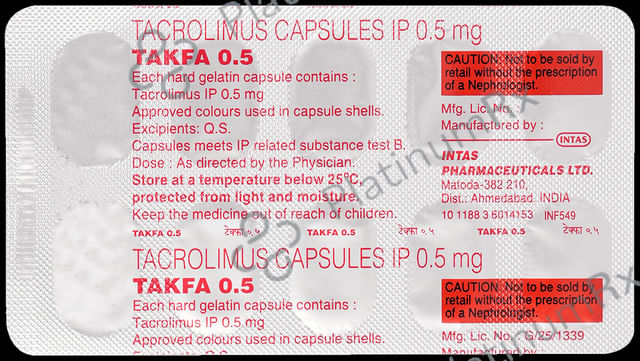 Takfa 0.5mg Capsule 10s
