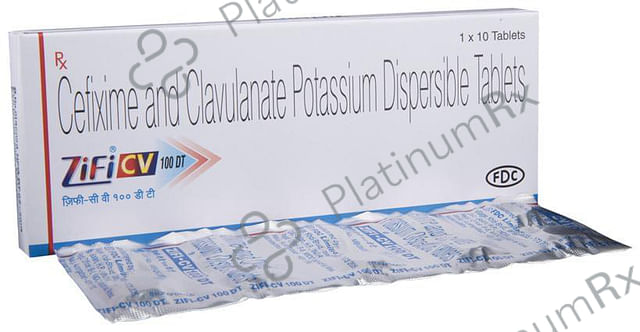 Zifi CV 100 DT 100/62.5mg Tablet 10s