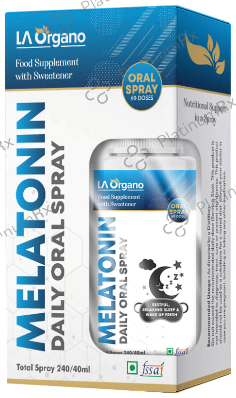 LA Organo Melatonin Daily Oral Spray