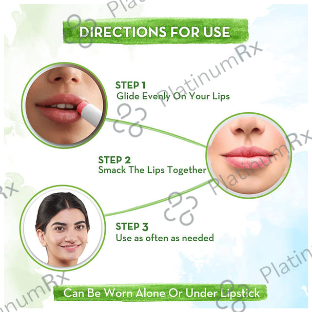 Mamaearth Rose Tinted 100% Natural Lip Balm