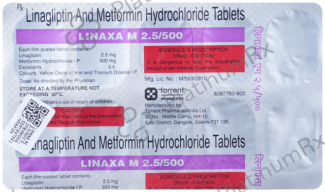 Linaxa M 2.5/500mg Tablet 10s