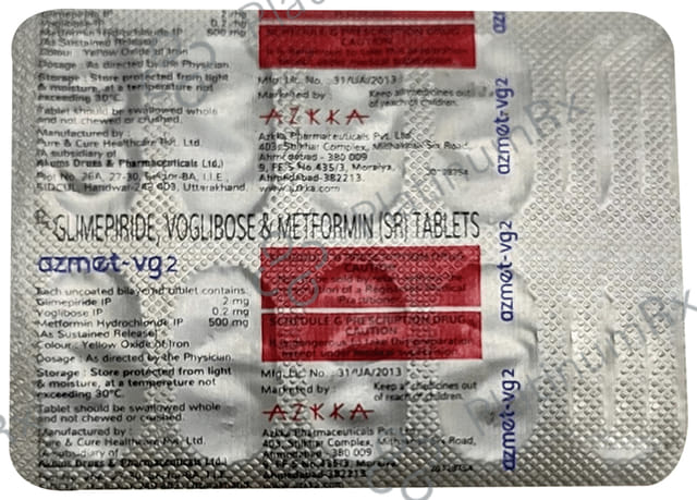 Azmet-VG 2mg/500mg/0.2mg Tablet