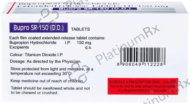 Bupro 150mg Tablet SR
