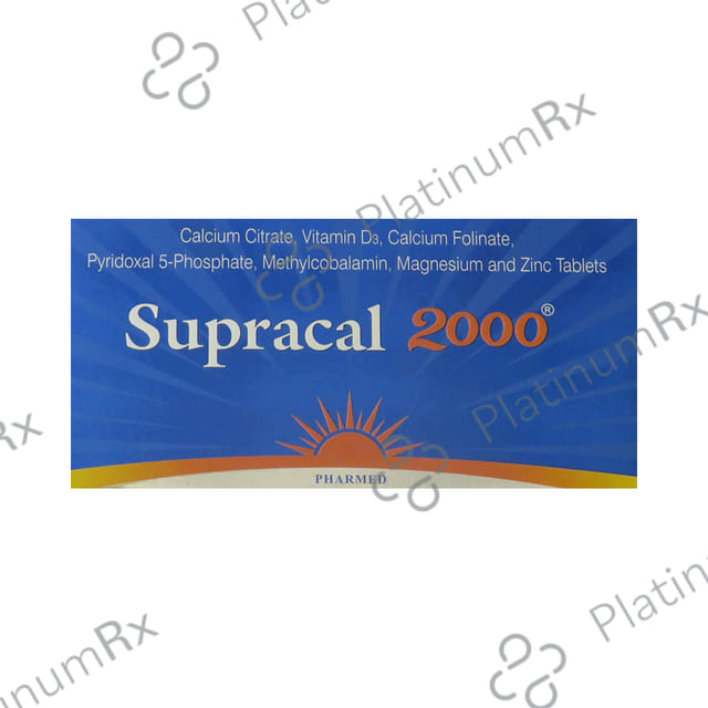 Supracal 2000 Tablet 15s