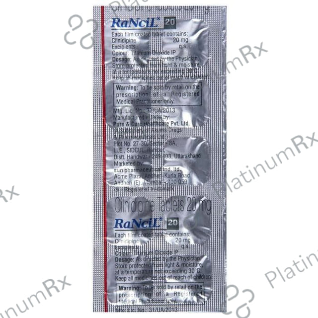 Rancil 20mg Tablet 10s
