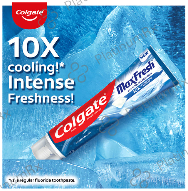 Colgate MaxFresh Peppermint Ice Toothpaste 81gm