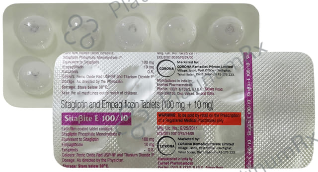 Sitabite E 100/10mg Tablet 10s