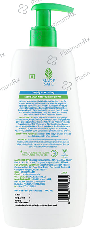 Mamaearth Moisturizing Daily Lotion 400ml