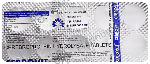 Cebrovit 90mg Tablet 10s
