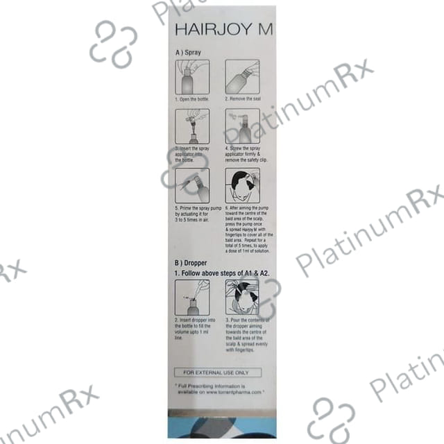 Hairjoy M 5% Topical Solution 60ml