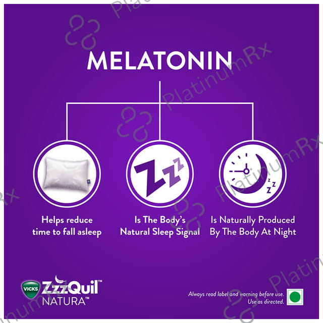 Vicks Zzz Quil Melatonin Sleep Aid with Chamomile & Vitamin B6 Nutraceutical Gummies 24s