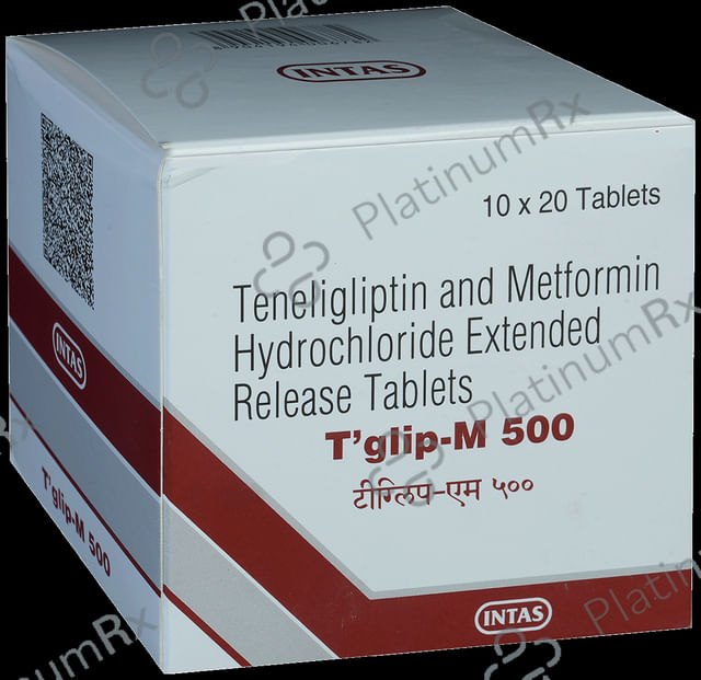 T Glip M 500/20mg Tablet ER 20s