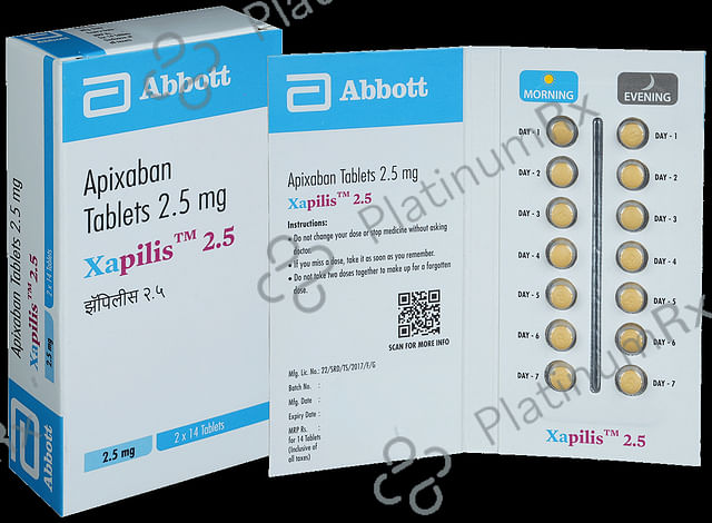 Xapilis 2.5mg Tablet 14s