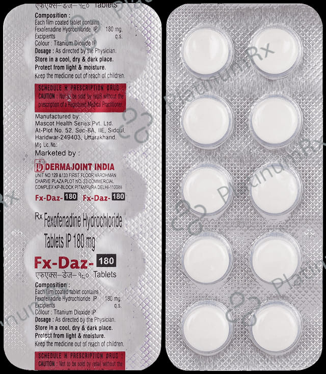 FX Daz 180mg Tablet 10s