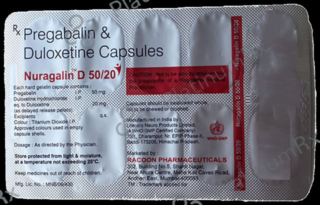 Nuragalin D 50/20mg Capsule 10s