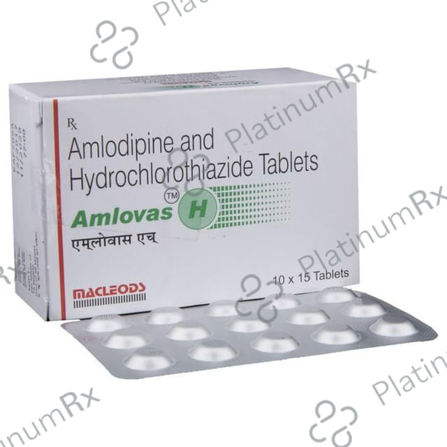 Amlovas H 5/12.5mg Tablet 15s
