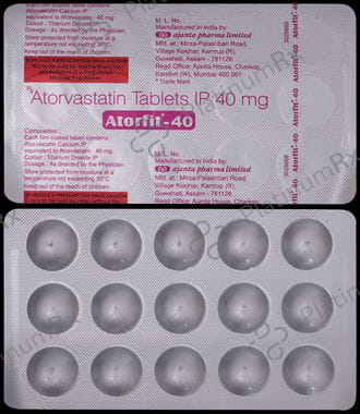 Atorfit 40 Tablet 15 Tablet