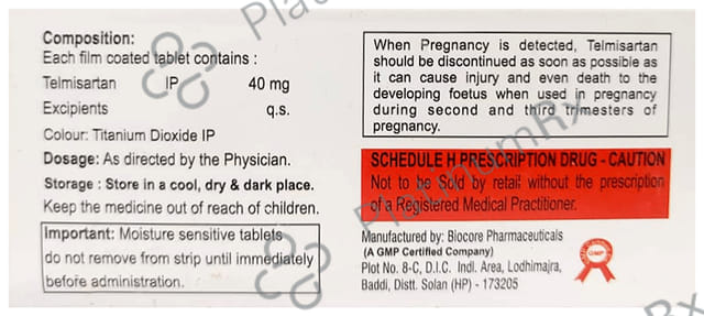 Telarblis 40mg Tablet
