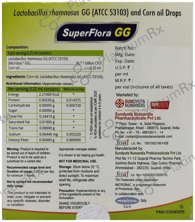 Superflora GG Oral Drops 8ml