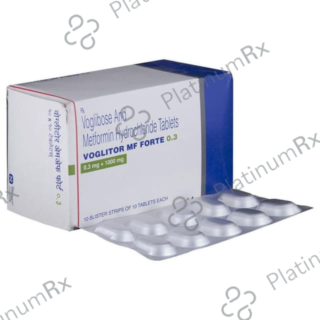 Voglitor MF Forte 1000/0.3mg Tablet 10s