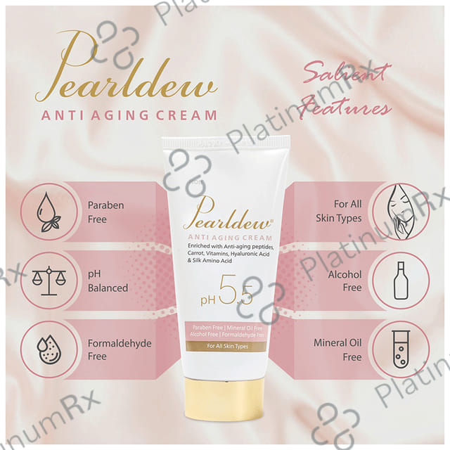 Pearldew Anti Aging Cream (50gm Each) 4 Tubes