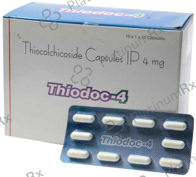 Thiodoc 4mg Capsule 10s