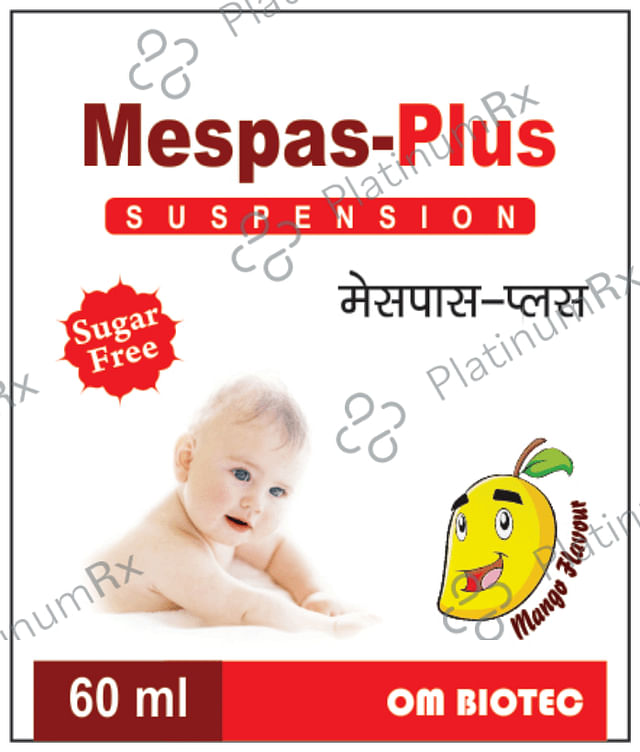 Mespas-Plus Oral Suspension Mango Sugar Free