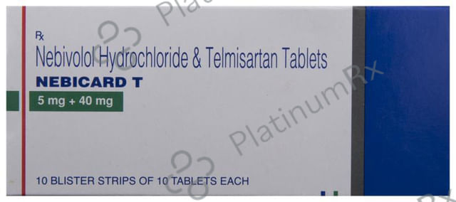 Nebicard T 5/40mg Tablet 10s