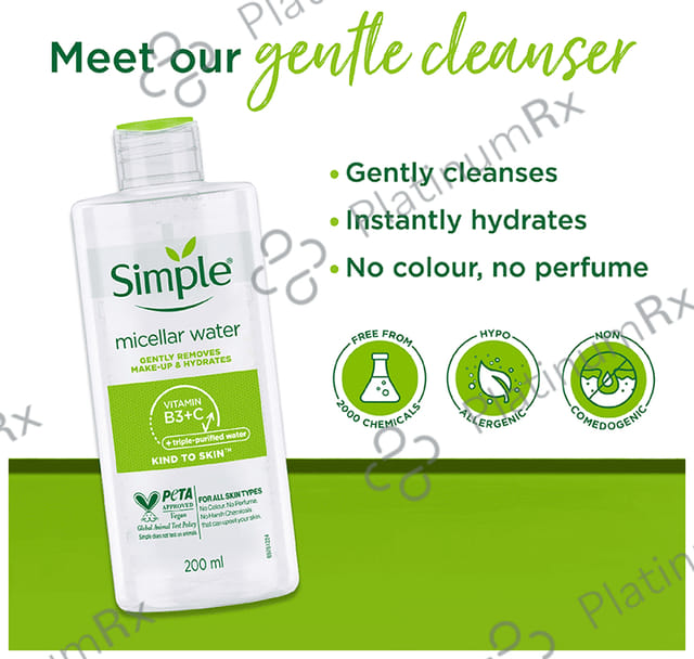 Simple Miscellar Cleansing Water