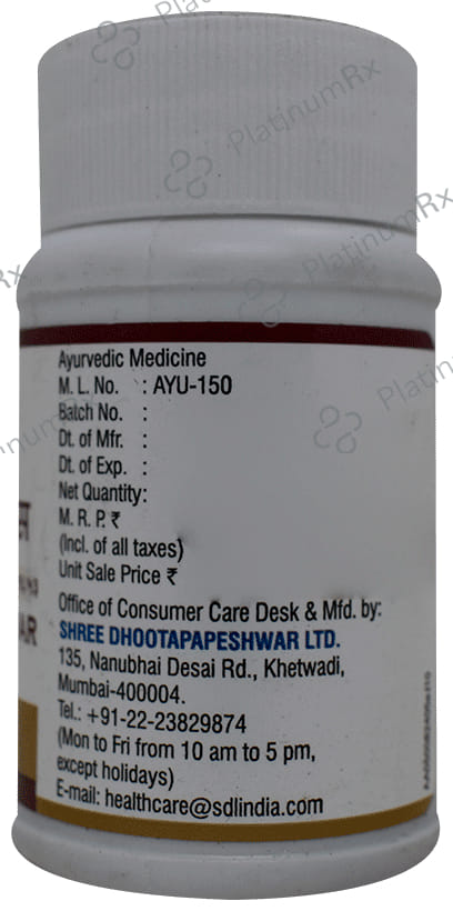 Dhootapapeshwar Laghu Sootashekhar Rasa Tablet