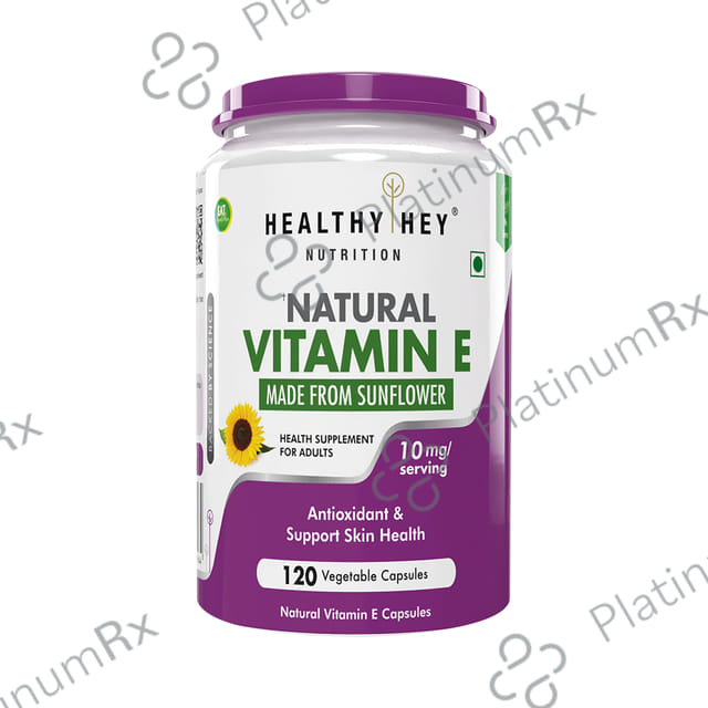 HealthyHey 200mg Natural Vitamin E Vegetable Capsule 120s