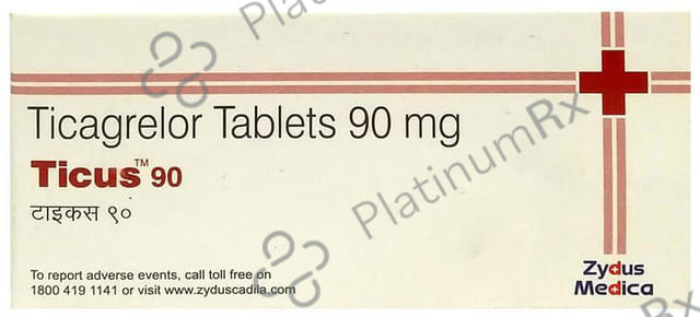 Ticus 90mg Tablet 10s