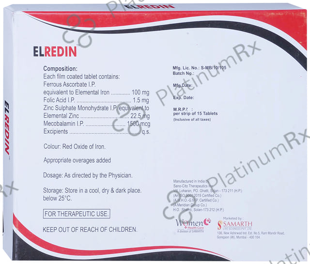 Elredin Tablet 15s