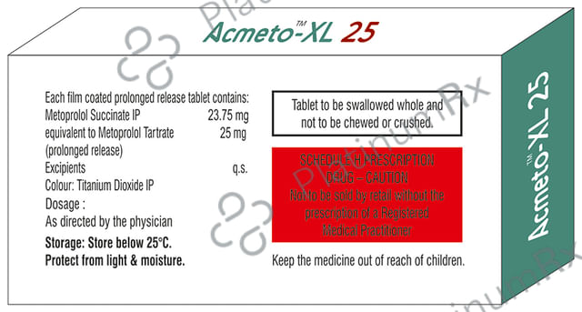 Acmeto XL 25mg Tablet PR 10s