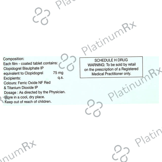 Cloflow 75mg Tablet 10s