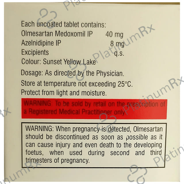 Olmezest AZ 8/40mg Tablet 10s