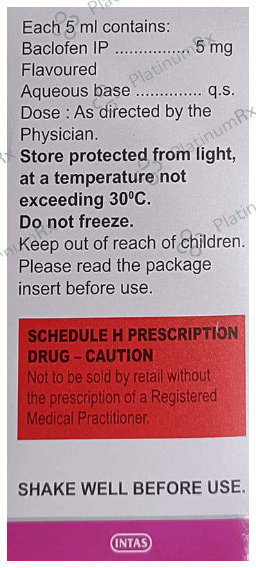Baclof 5mg Liquid Strawberry 200ml