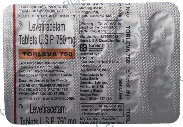 Torleva 750mg Tablet 10s