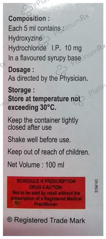 Hyrax 10mg Syrup 100ml