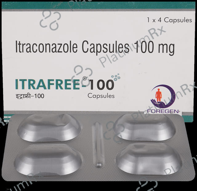 Itrafree 100mg Capsule 4s