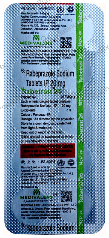 Rabetrust 20 Tablet
